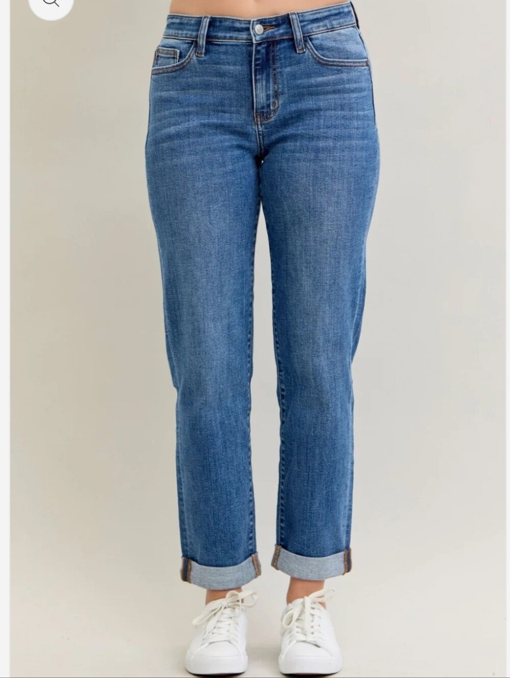 JUDY BLUE Boyfriend Fit Women’s Jeans 7/28 Straight Leg